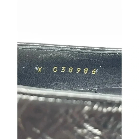 Chanel Camelia Black Leather Flat Ballerina size 38 New with defects - Picture 7 of 13